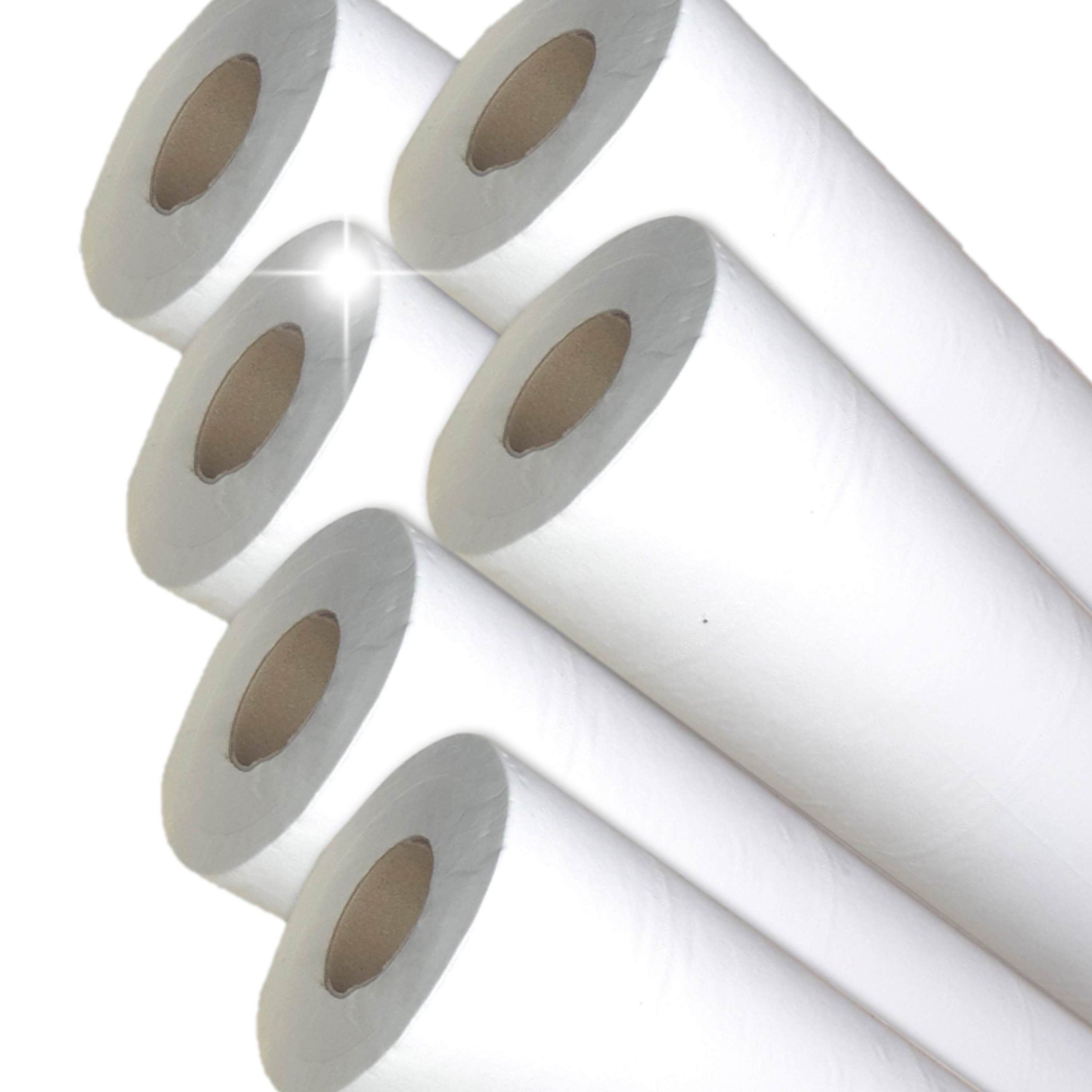 6 Rouleaux De Draps D'Examen Lisses - 50X38 Cm - 300 Formats