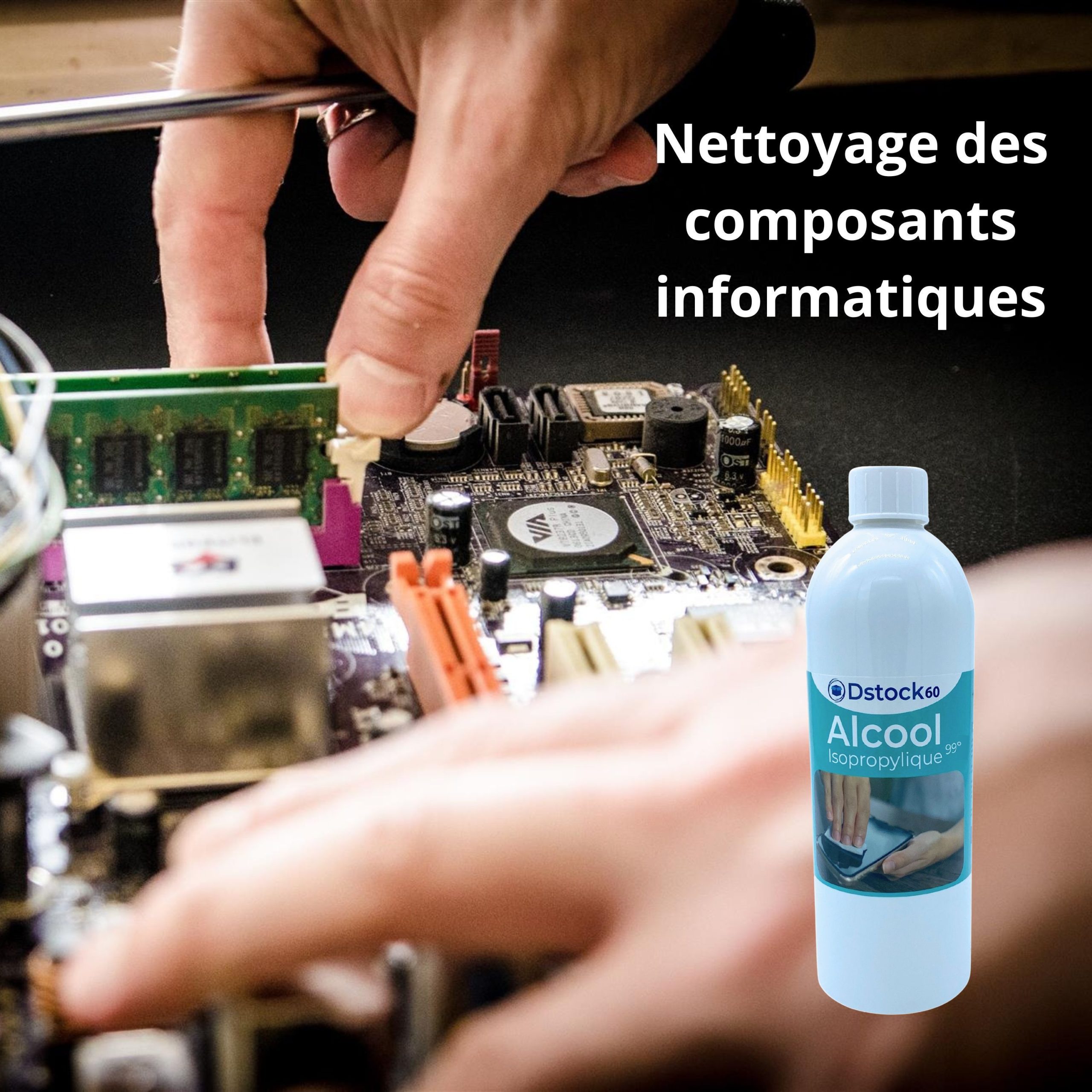 Alcool Isopropylique 5L, Nettoyant Multi-Usages, Haute Pureté 99° - lot de 1 – Image 3