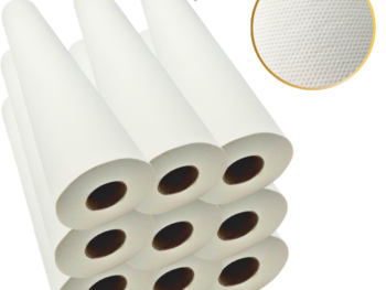 Draps D'Examens Gaufrés - 9 Rouleaux - Grande Laize 60 X 35 Cm - 135 Formats