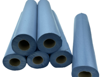 Draps D'Examen Plastifiés Bleus - 6 Rouleaux - 50 X 38 Cm - 150 Formats