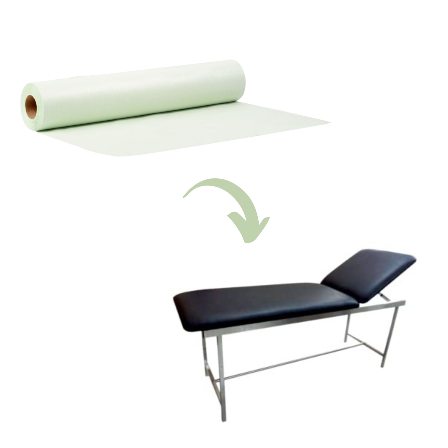 12 Draps D'Examen Plastifiés Vert - 50X38 Cm - 132 Formats – Image 7
