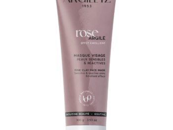 Masque à l'argile rose pour les peaux sensibles et réactives