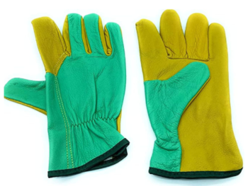 5 paires de gants en cuir pour les petits travaux, le bricolage et le jardinage