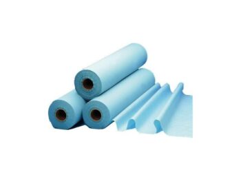 6 Draps D'Examen Plastifiés Bleus - 50 X 35 Cm 135 Formats