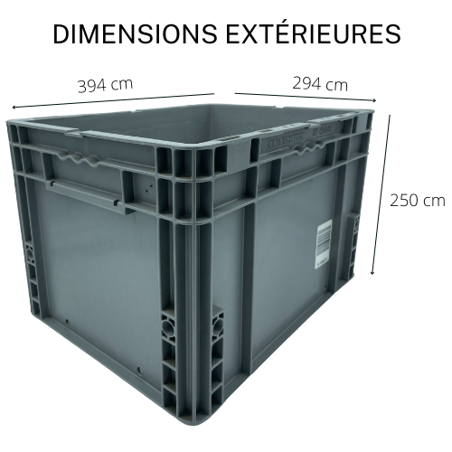Bac gerbable 24 L - Stockage et transport de marchandises - – Image 6