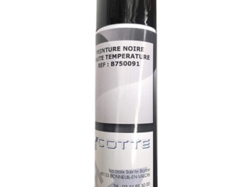 Peinture noire en aérosol pour haute température de 500 ml