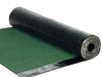 Rouleau de feutre bitumé vert - Largeur 1 m - Longueur au choix – Etanchéité toitures, niches et cabanes - longueur 0.5 m