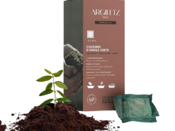 Coussins d'argile pour le jardin - Enrichit le sol et diminue les arrosages