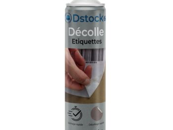 Décolle étiquettes 400 ml - Spray dissolvant adhésifs, colle.. - Avec pinceau