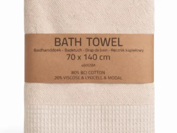 Drap de Bain 70 x 140 cm - Beige - 460 GSM