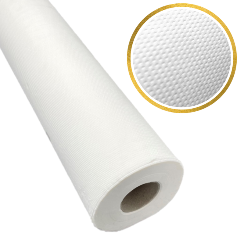 Draps D'Examen Gaufrés - 1 ou 9 rouleaux - 50 X 35 Cm - 121 Formats - Blanc - lot de 1